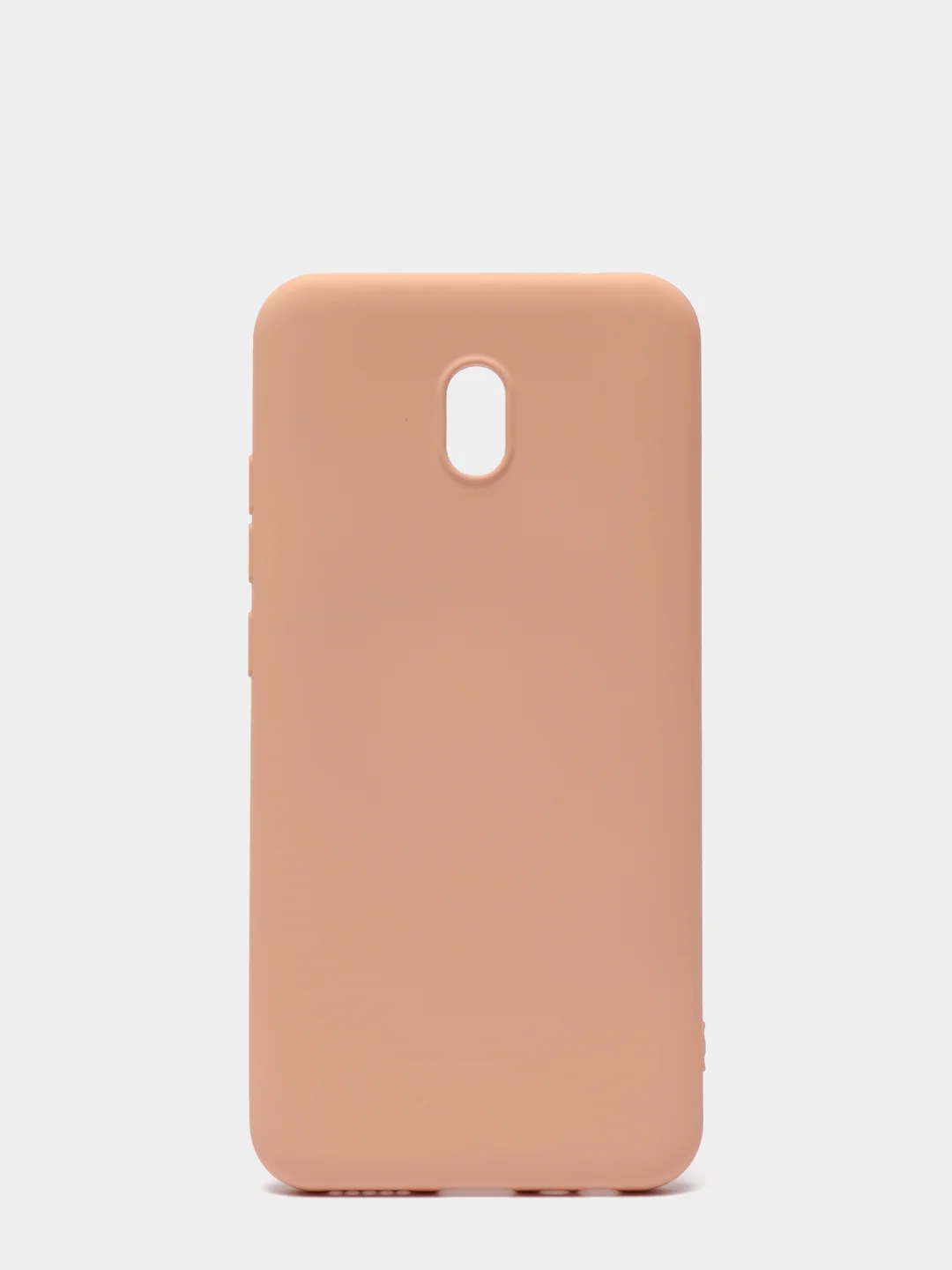 Бежевый чехол Xiaomi Redmi 8A, Редми 8А, силиконовый цветной матовый с подкладом из микрофибры
