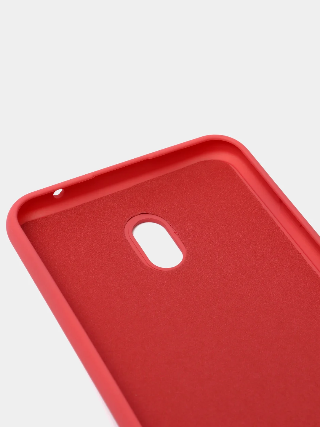 Терракотовый чехол Xiaomi Redmi 8A, Редми 8А, силиконовый цветной матовый с подкладом из микрофибры