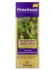 Несмываемый концентрат день-ночь против выпадения волос серии "Репейник", 100мл Floresan