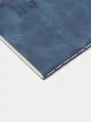Тетрадь A5 (147х210мм) 48л, сшивка, клетка, кожзам фактурный, синий, BRAUBERG SKY, 403866