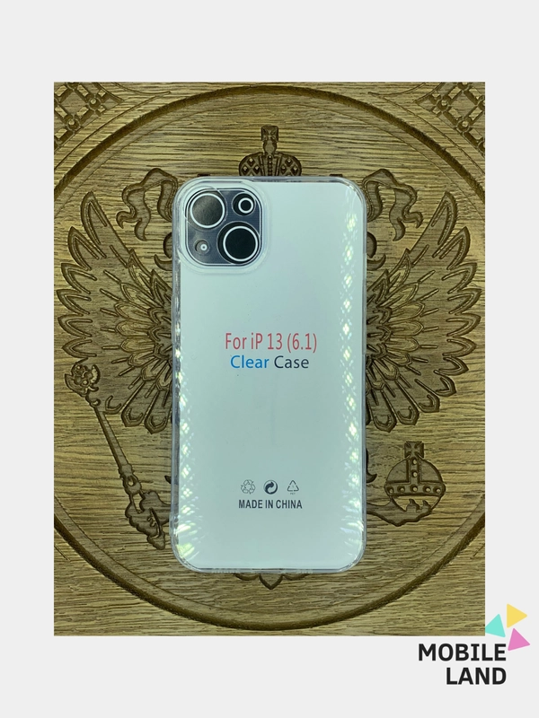 Чехол для iPhone 13 / 13 Pro / 13 Pro Max, силикон 1,5 мм, прозрачный