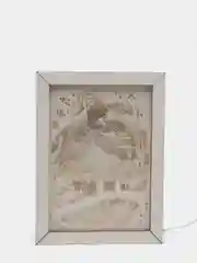 Серебряный светильник ночник светодиодный LED