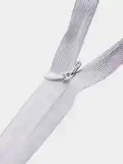 Молния потайная белая, разная длина