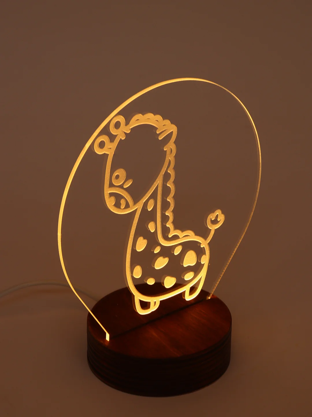 Белый светильник ночник светодиодный LED
