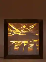 Серый меланж светильник ночник светодиодный LED