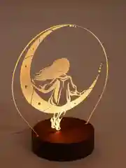 Серебряный светильник ночник светодиодный LED