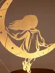 Серебряный светильник ночник светодиодный LED