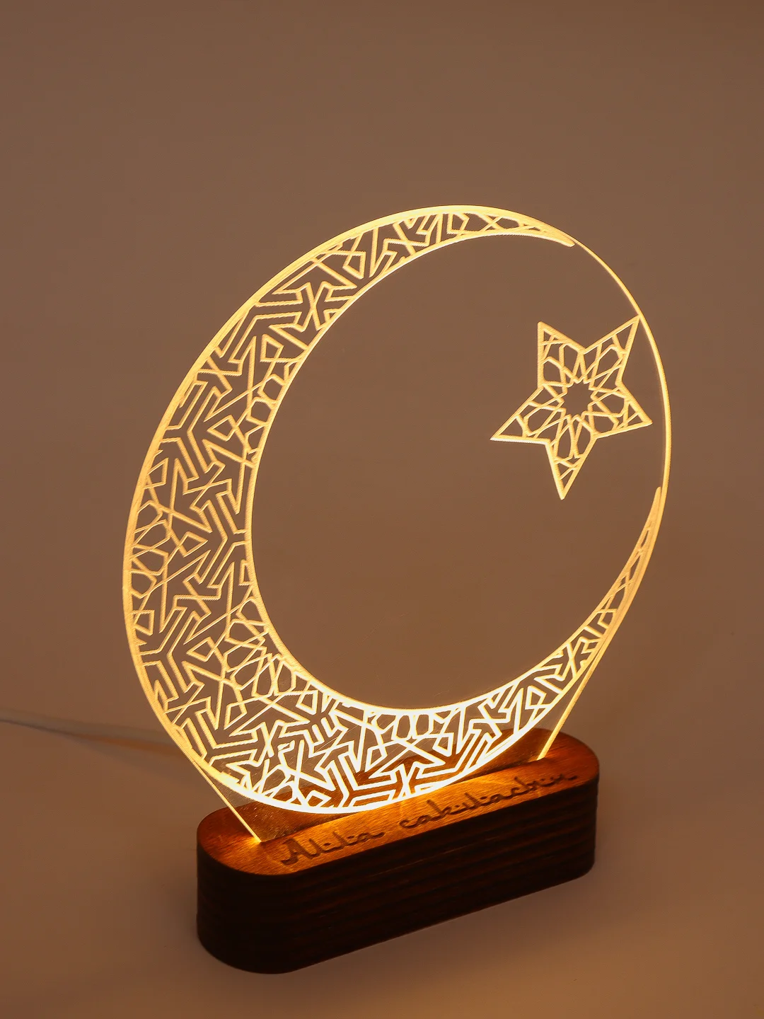 Розовый светильник ночник светодиодный LED