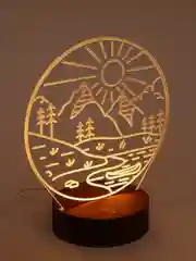 Коричневый светильник ночник светодиодный LED