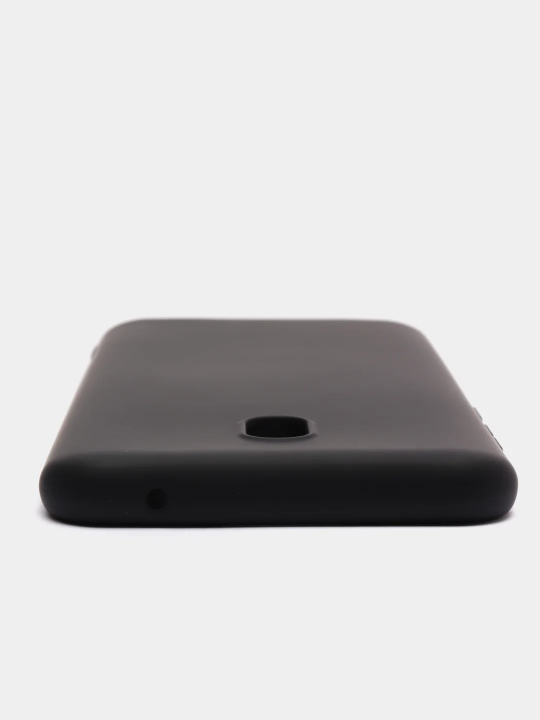 Черный чехол Xiaomi Redmi 8A, Редми 8А, силиконовый цветной матовый с подкладом из микрофибры