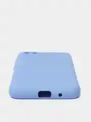 Небесно-голубой чехол Huawei Y5p, Honor 9S, Хонор 9С силиконовый матовый цветной с подкладом из микрофибры