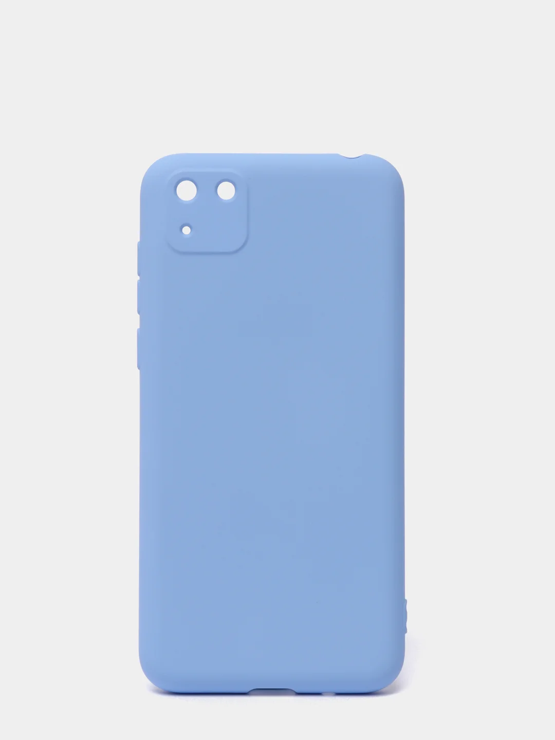 Небесно-голубой чехол Huawei Y5p, Honor 9S, Хонор 9С силиконовый матовый цветной с подкладом из микрофибры