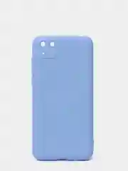 Небесно-голубой чехол Huawei Y5p, Honor 9S, Хонор 9С силиконовый матовый цветной с подкладом из микрофибры