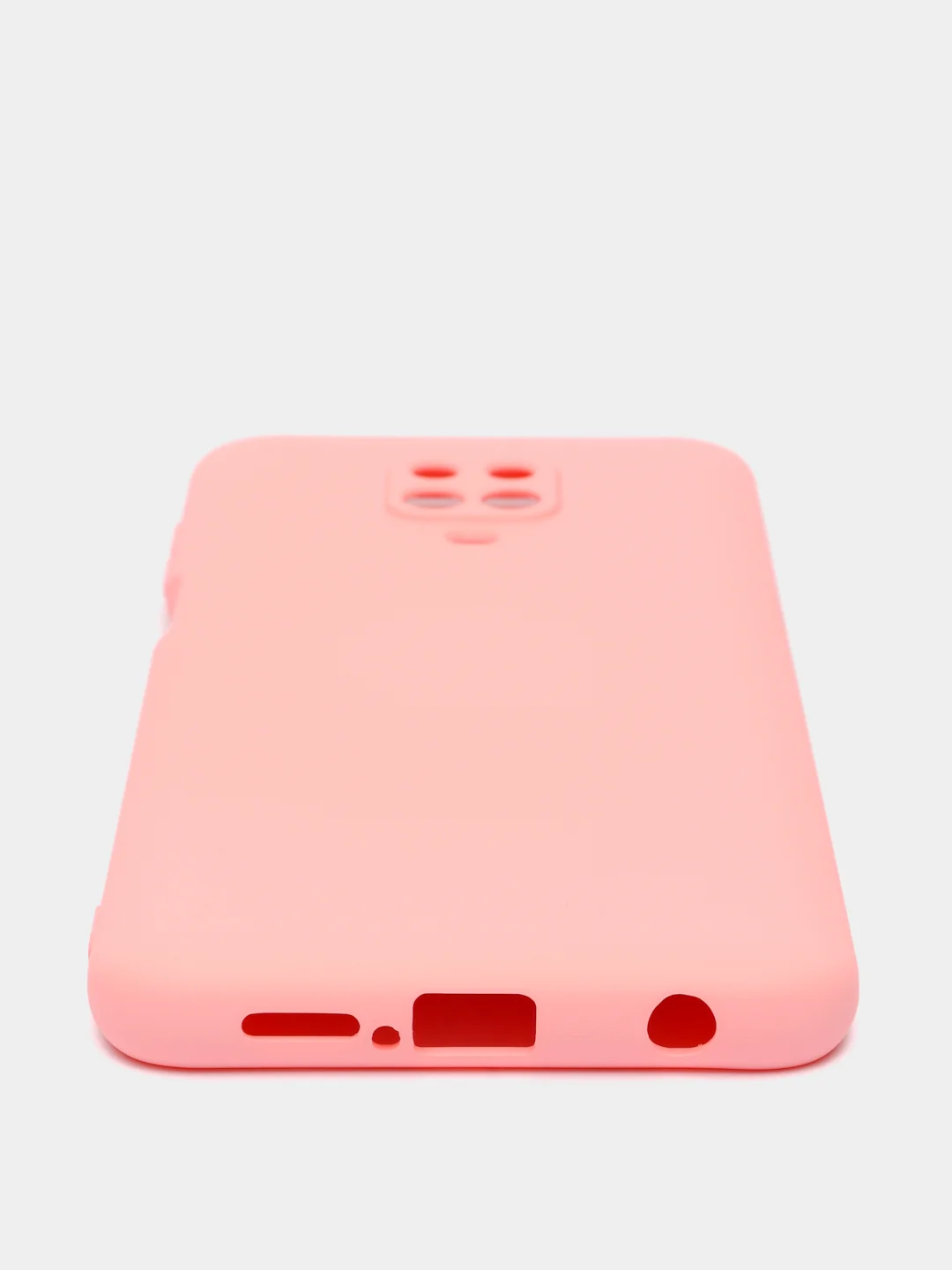 Розовый чехол Xiaomi Redmi Note 9S / Note 9 Pro / Note 9 Pro Max, Редми Нот 9 Про Макс силиконовый