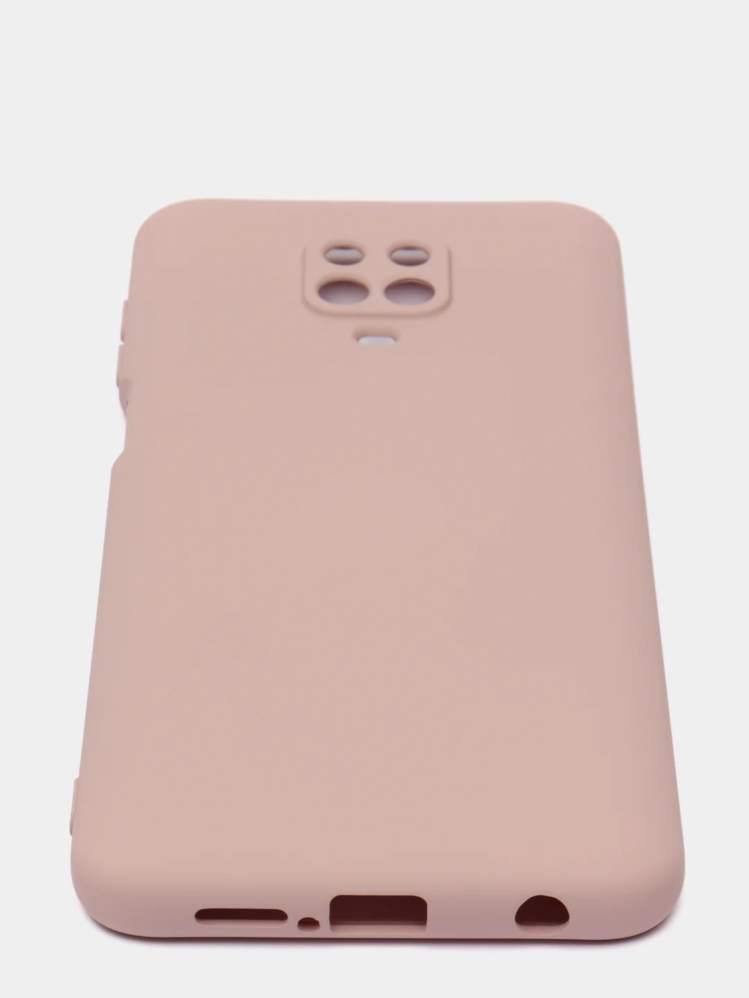 Бежевый меланж чехол Xiaomi Redmi Note 9S / Note 9 Pro / Note 9 Pro Max, Редми Нот 9 Про Макс силиконовый