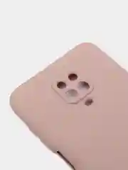 Бежевый меланж чехол Xiaomi Redmi Note 9S / Note 9 Pro / Note 9 Pro Max, Редми Нот 9 Про Макс силиконовый