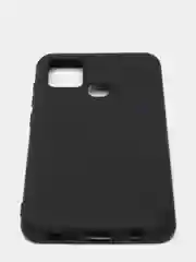 Черный чехол Samsung Galaxy A21s, Самунг Галакси А21с силиконовый Silicone Cover с закрытым низом