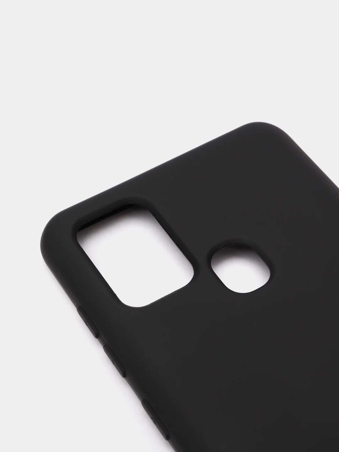 Черный чехол Samsung Galaxy A21s, Самунг Галакси А21с силиконовый Silicone Cover с закрытым низом