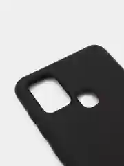 Черный чехол Samsung Galaxy A21s, Самунг Галакси А21с силиконовый Silicone Cover с закрытым низом