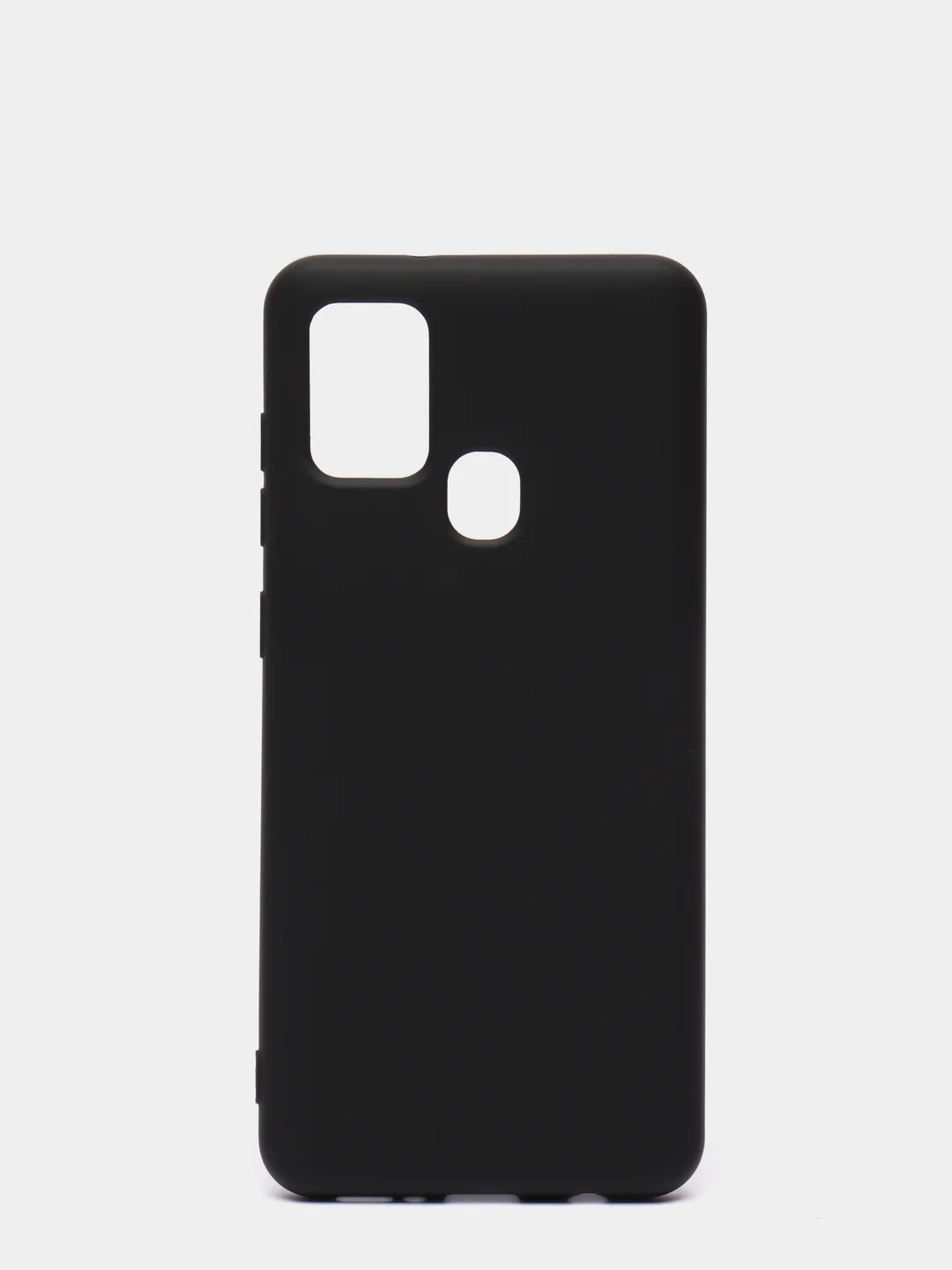 Черный чехол Samsung Galaxy A21s, Самунг Галакси А21с силиконовый Silicone Cover с закрытым низом