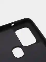 Черный чехол Samsung Galaxy A21s, Самунг Галакси А21с силиконовый Silicone Cover с закрытым низом