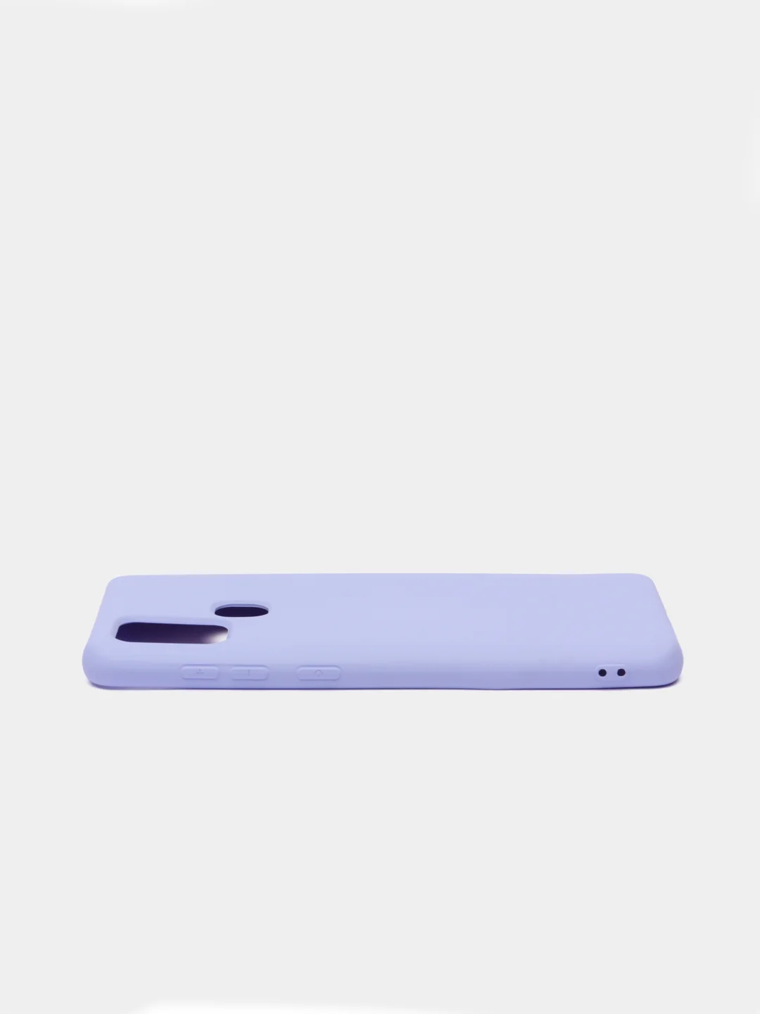 Лавандовый чехол Samsung Galaxy A21s, Самунг Галакси А21с силиконовый Silicone Cover с закрытым низом