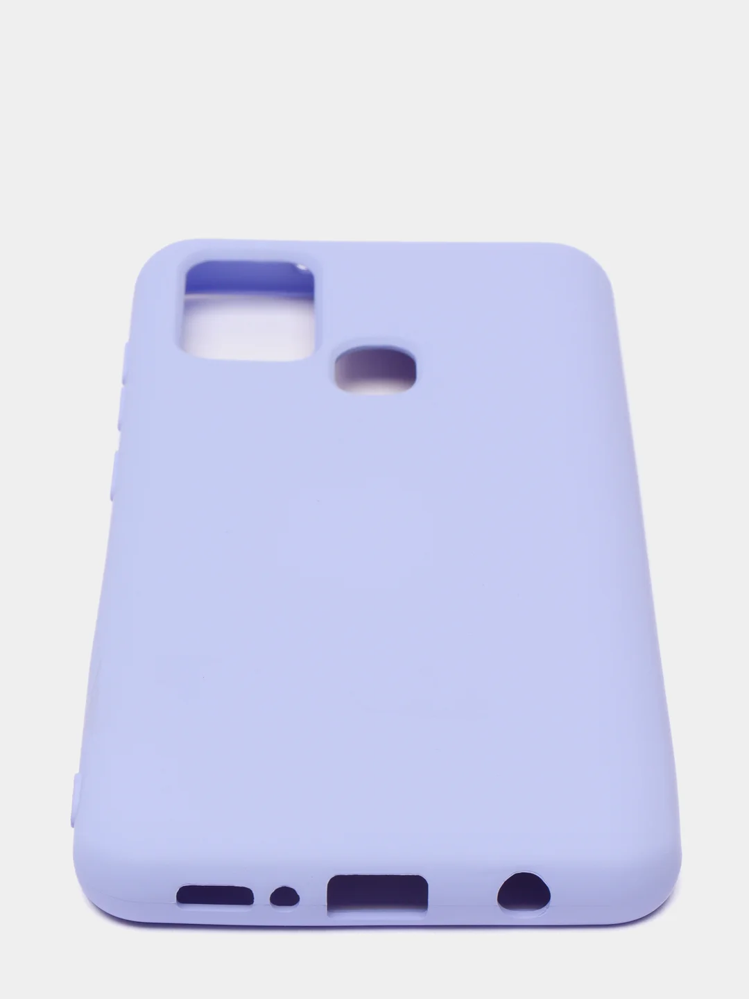 Лавандовый чехол Samsung Galaxy A21s, Самунг Галакси А21с силиконовый Silicone Cover с закрытым низом