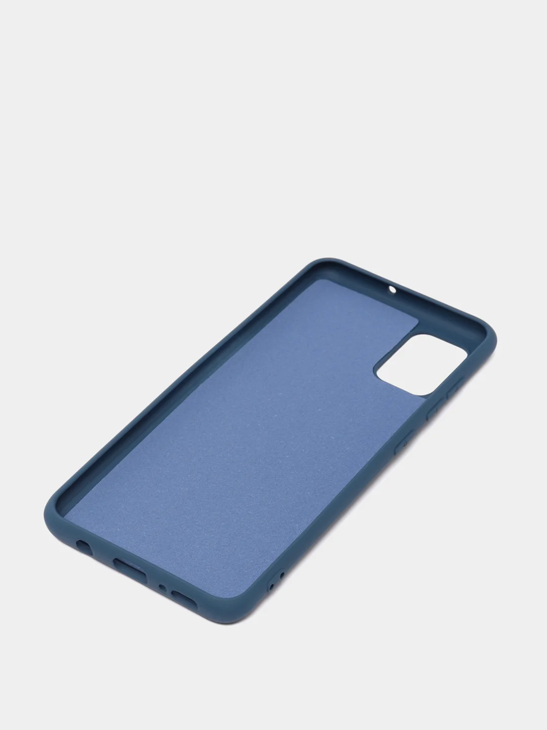 Темно-синий чехол Samsung Galaxy A51, Самсунг Галакси А51 силиконовый Silicone Cover