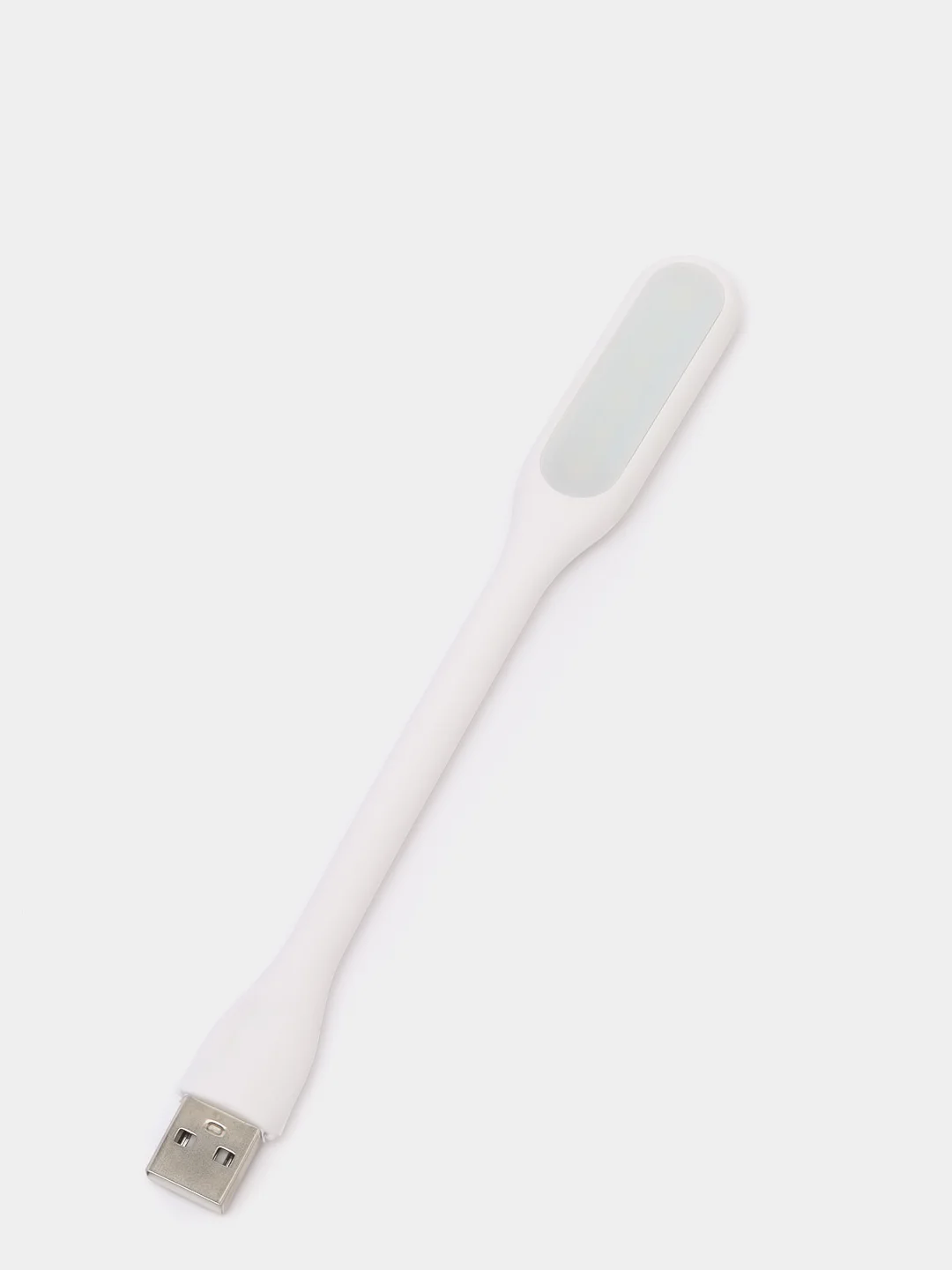 Белый светодиодная лампа-светильник, гибкая, настольная, USB-фонарик