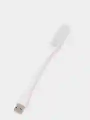 Белый светодиодная лампа-светильник, гибкая, настольная, USB-фонарик