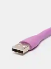 Фуксия светодиодная лампа-светильник, гибкая, настольная, USB-фонарик