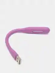 Фуксия светодиодная лампа-светильник, гибкая, настольная, USB-фонарик