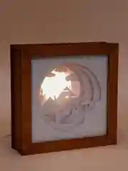 Серый светильник ночник светодиодный LED