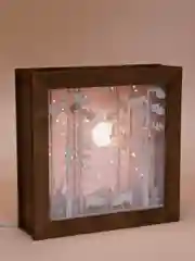 Белый светильник ночник светодиодный LED