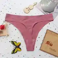 Коралловый меланж женские бесшовные стринги