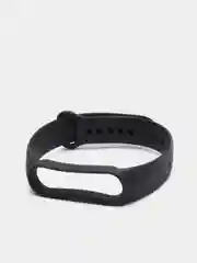 Силиконовый ремешок для Xiaomi Mi Band 2/Band 3/Band 4/Band 5/Band 8, чёрный