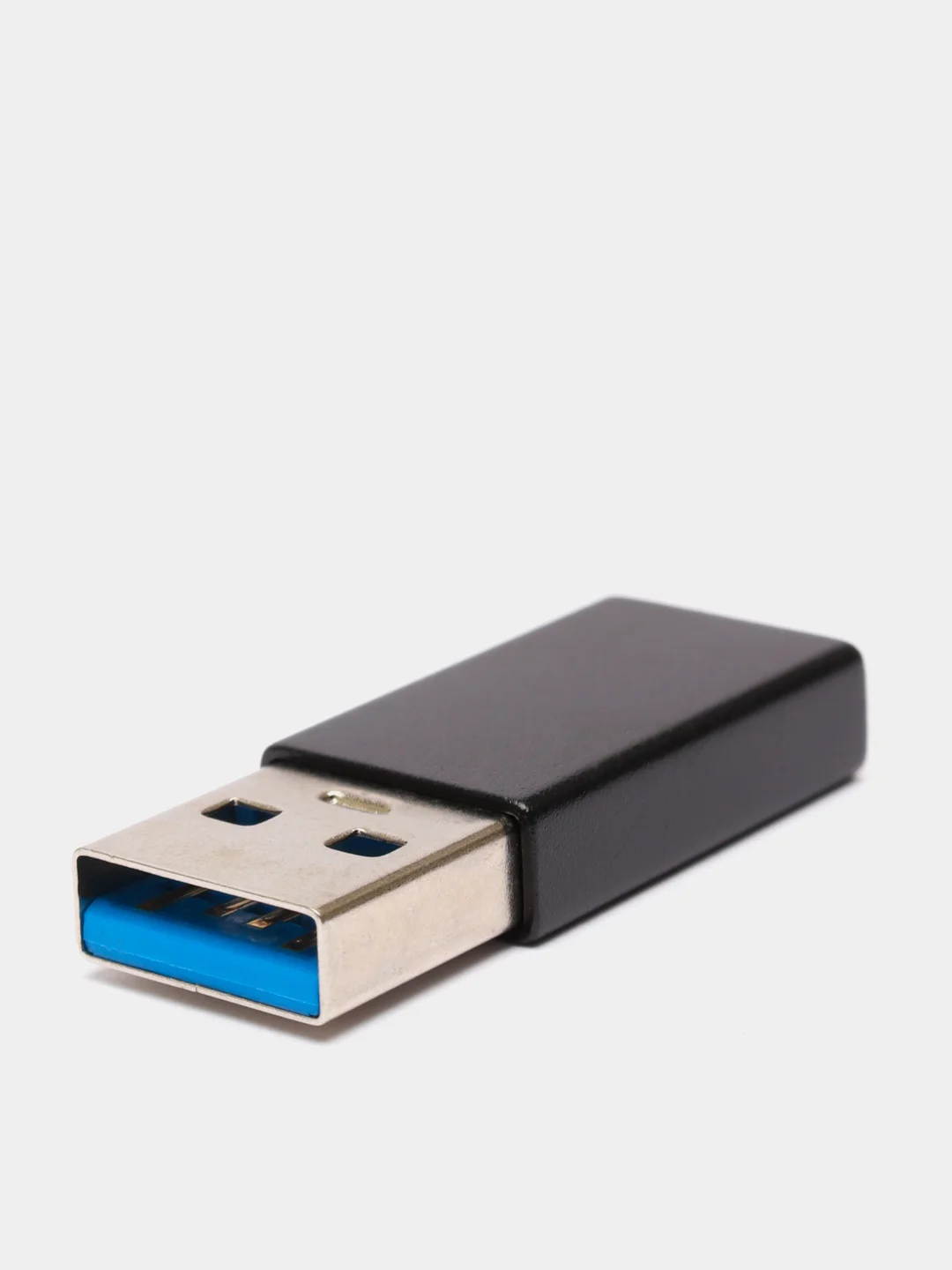 Угольный otg Адаптер переходник с USB Type - C (выход) на USB 2.0 или 3.0 (вход) / отг