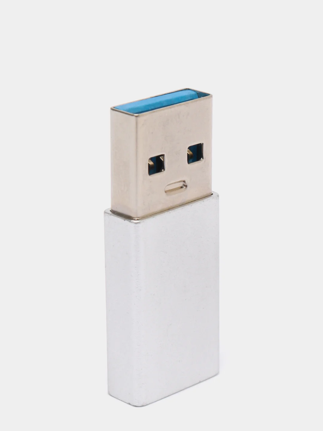 Серый otg Адаптер переходник с USB Type - C (выход) на USB 2.0 или 3.0 (вход) / отг