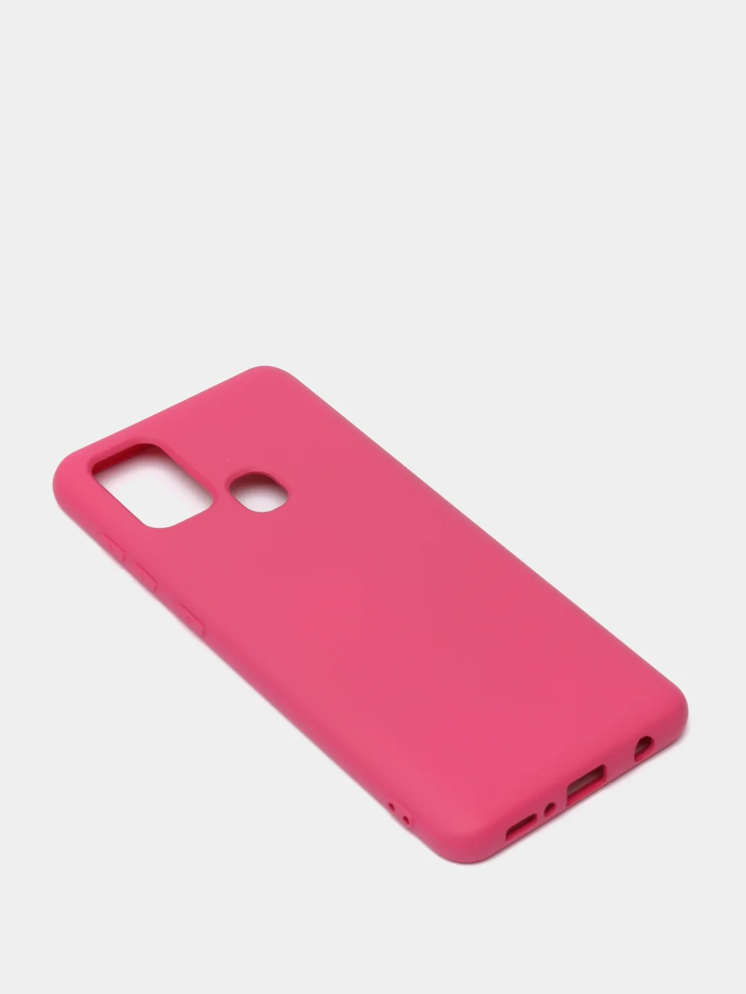 Пурпурный чехол Samsung Galaxy A21s, Самунг Галакси А21с силиконовый Silicone Cover с закрытым низом