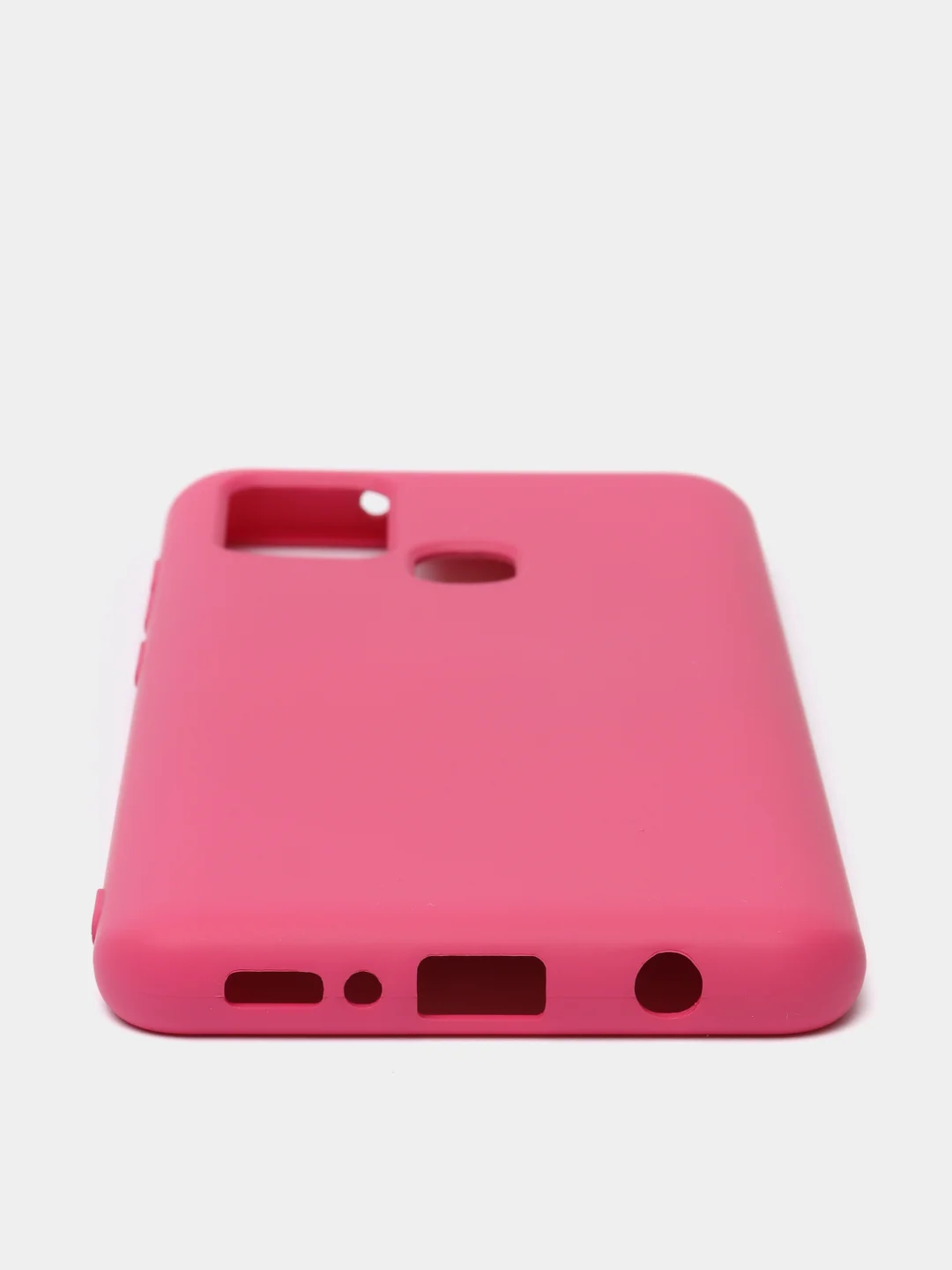 Пурпурный чехол Samsung Galaxy A21s, Самунг Галакси А21с силиконовый Silicone Cover с закрытым низом