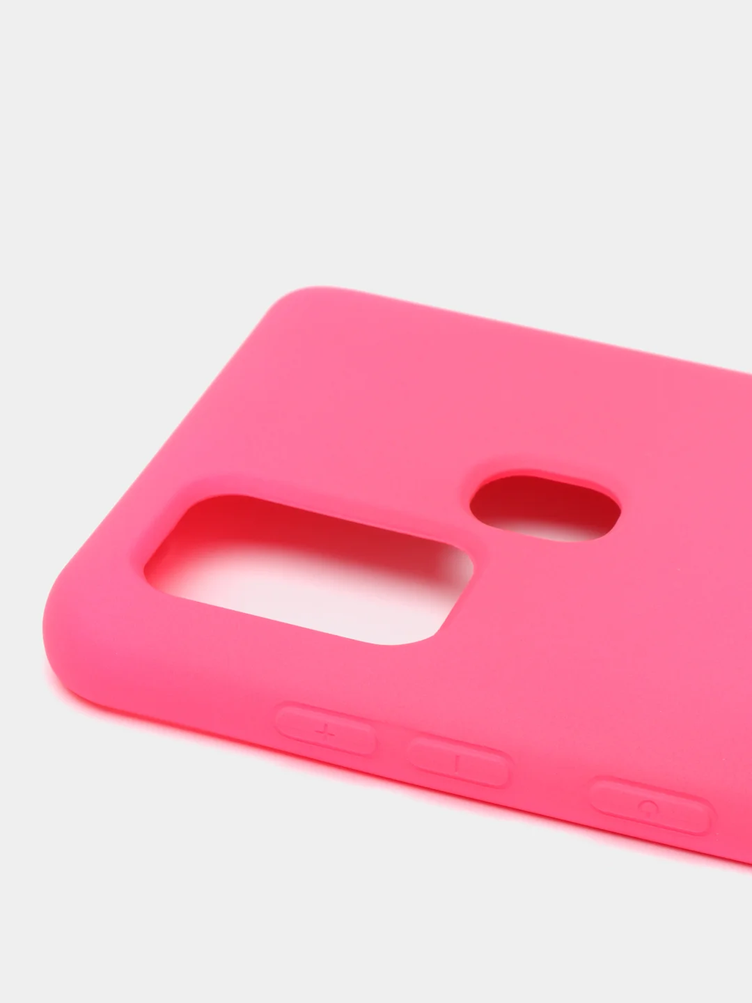 Фуксия чехол Samsung Galaxy A21s, Самунг Галакси А21с силиконовый Silicone Cover с закрытым низом