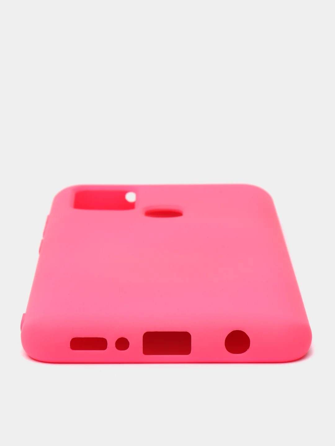 Фуксия чехол Samsung Galaxy A21s, Самунг Галакси А21с силиконовый Silicone Cover с закрытым низом