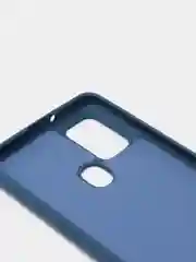 Темно-синий чехол Samsung Galaxy A21s, Самунг Галакси А21с силиконовый Silicone Cover с закрытым низом