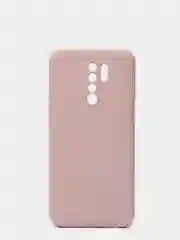 Бежевый чехол Xiaomi Redmi 9, Сяоми Редми 9 силиконовый Silicone Cover с закрытым низом