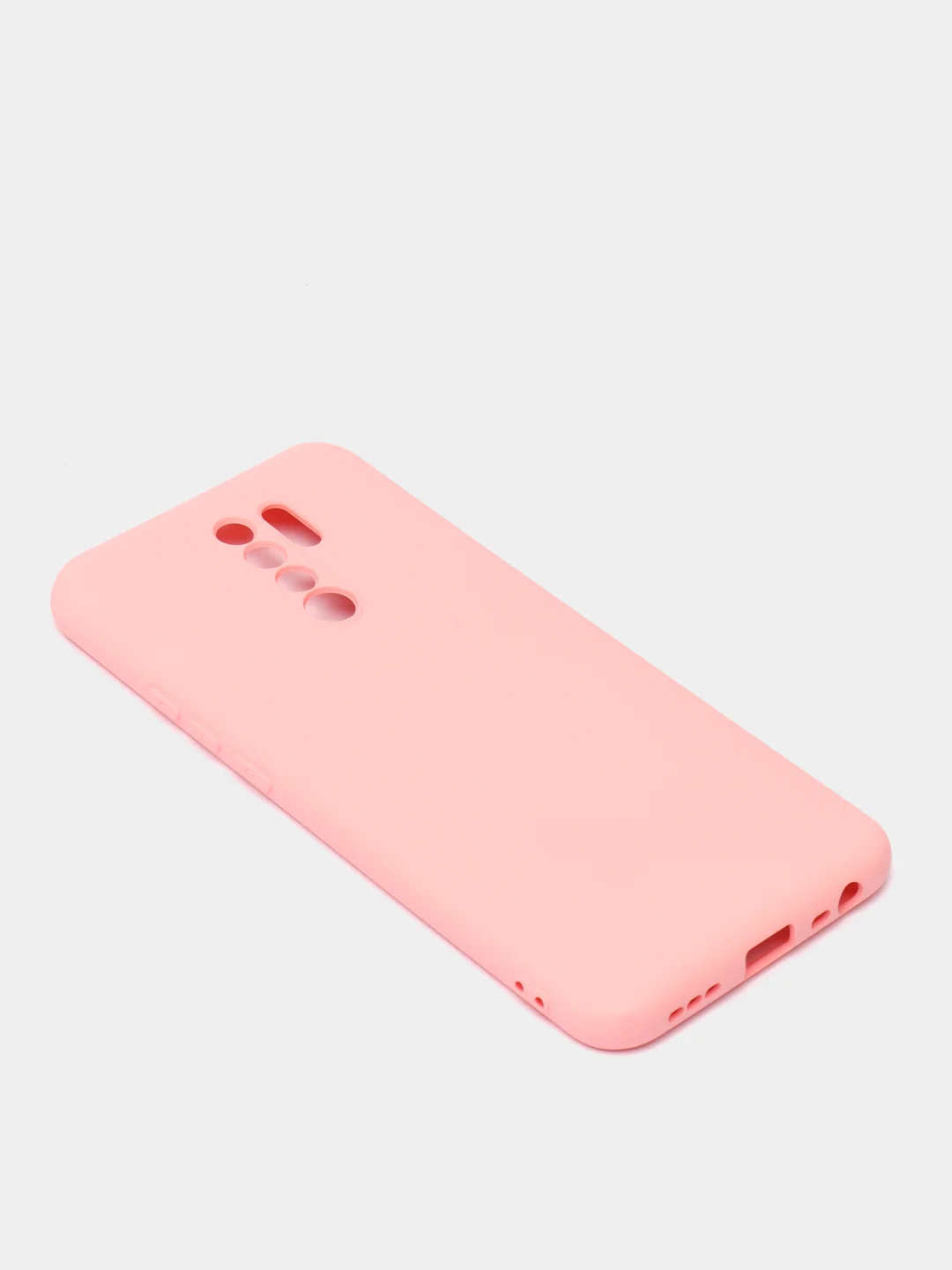 Розовый чехол Xiaomi Redmi 9, Сяоми Редми 9 силиконовый Silicone Cover с закрытым низом