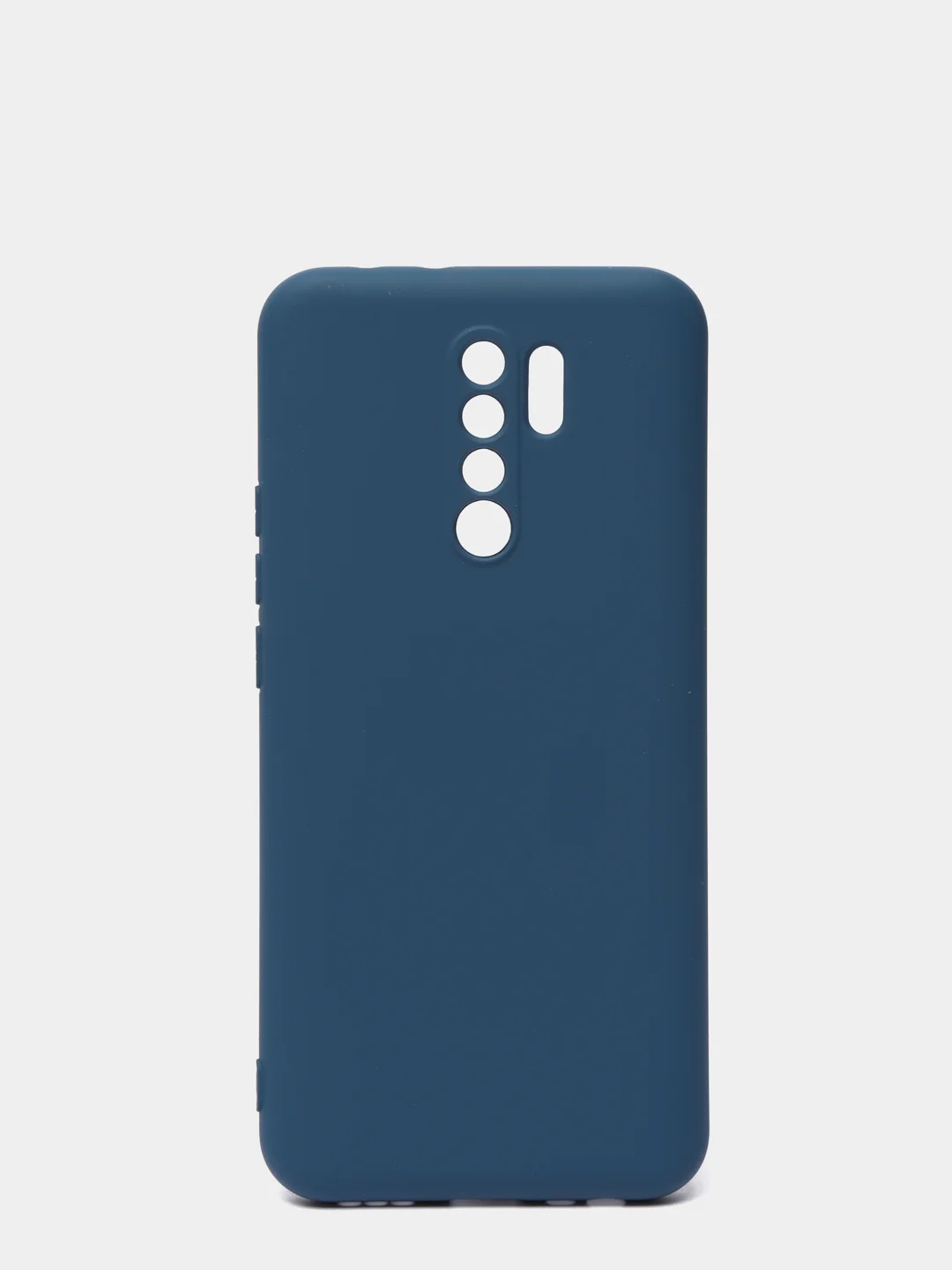 Темно-синий чехол Xiaomi Redmi 9, Сяоми Редми 9 силиконовый Silicone Cover с закрытым низом