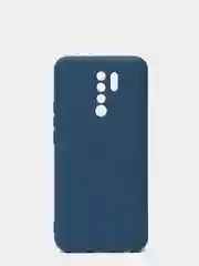 Темно-синий чехол Xiaomi Redmi 9, Сяоми Редми 9 силиконовый Silicone Cover с закрытым низом