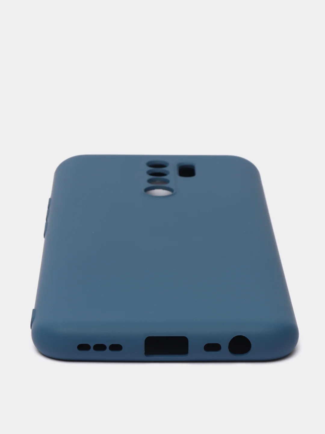 Темно-синий чехол Xiaomi Redmi 9, Сяоми Редми 9 силиконовый Silicone Cover с закрытым низом
