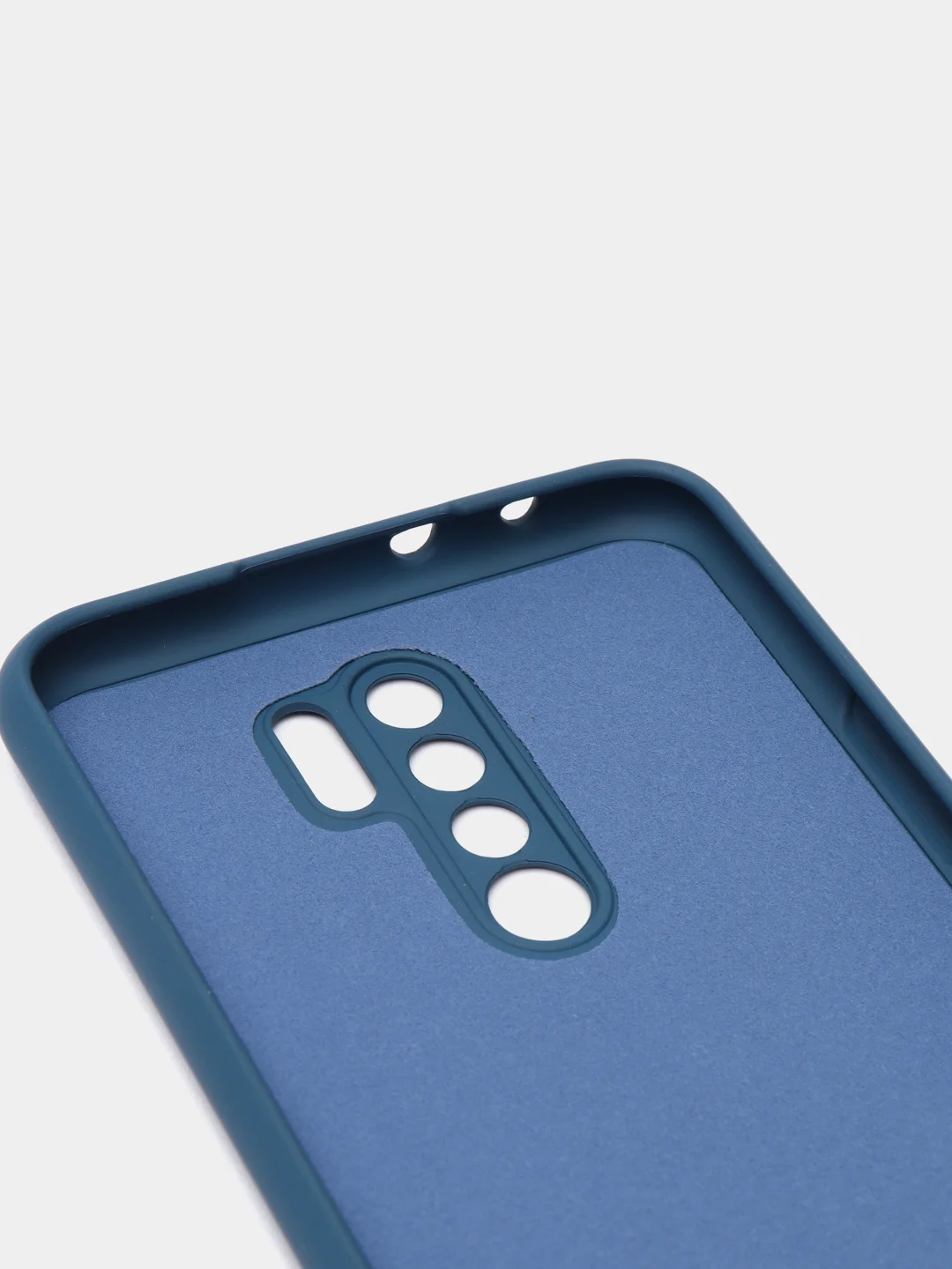 Темно-синий чехол Xiaomi Redmi 9, Сяоми Редми 9 силиконовый Silicone Cover с закрытым низом