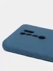 Темно-синий чехол Xiaomi Redmi 9, Сяоми Редми 9 силиконовый Silicone Cover с закрытым низом